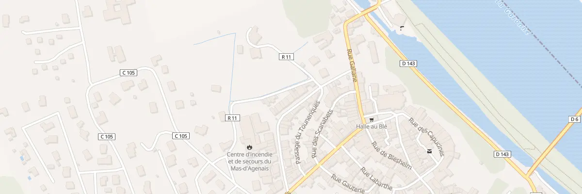 Plan du 41 Rue du Cours Nouveau au Mas-d’Agenais