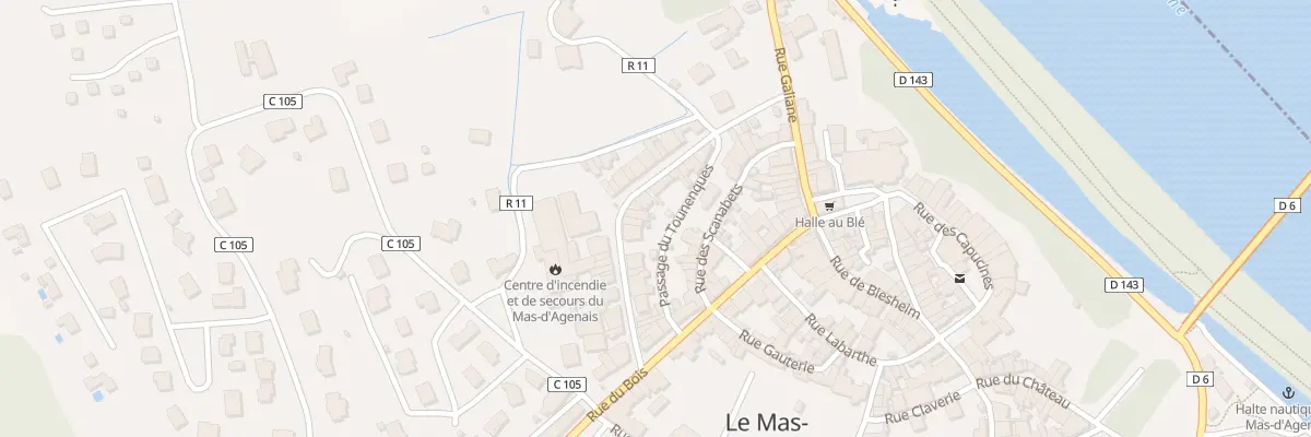Plan du 20 Rue du Cours Nouveau au Mas-d’Agenais