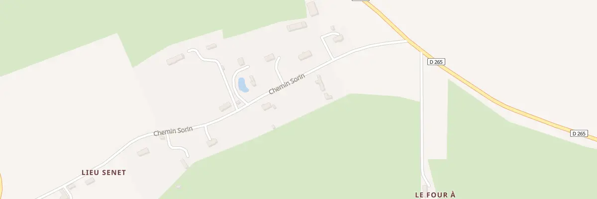 Plan du 203 Che Sorin à Saint-Julien-sur-Calonne