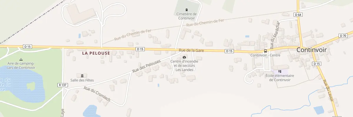 Plan du 1 Cité des Pelouses à Continvoir