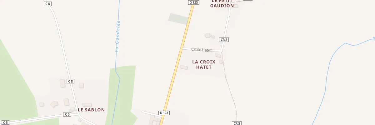 Plan du 5020 La Croix Hatet à Lucé-sous-Ballon