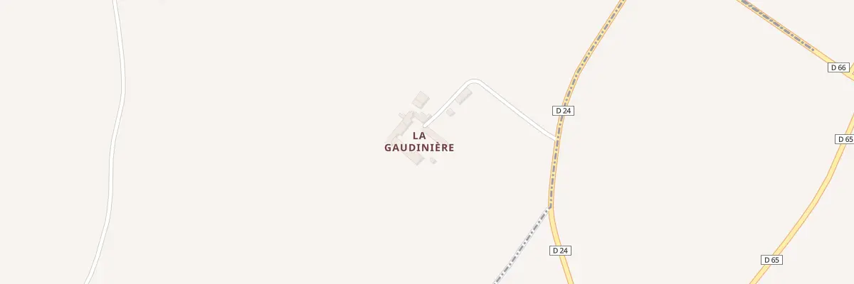 Plan du 89B La Gaudiniere à Maulay