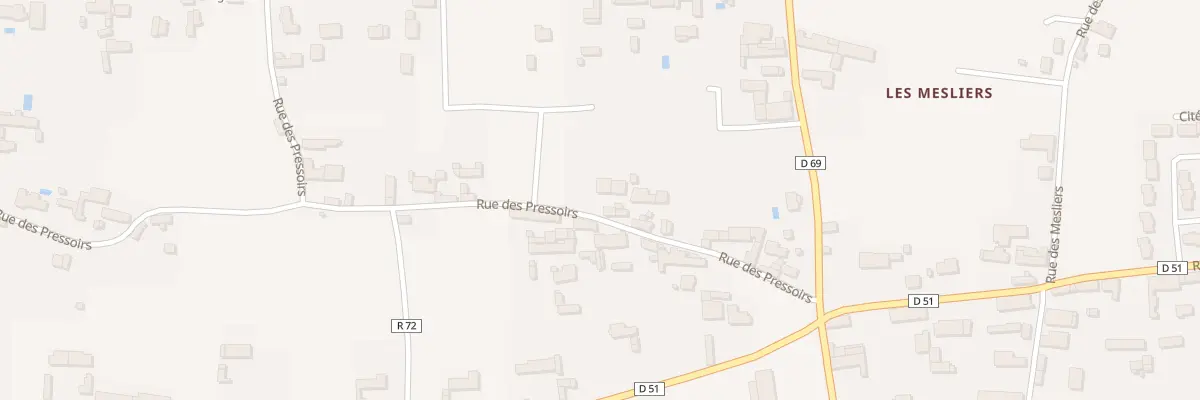 Plan du 18 Rue des Pressoirs à Restigné