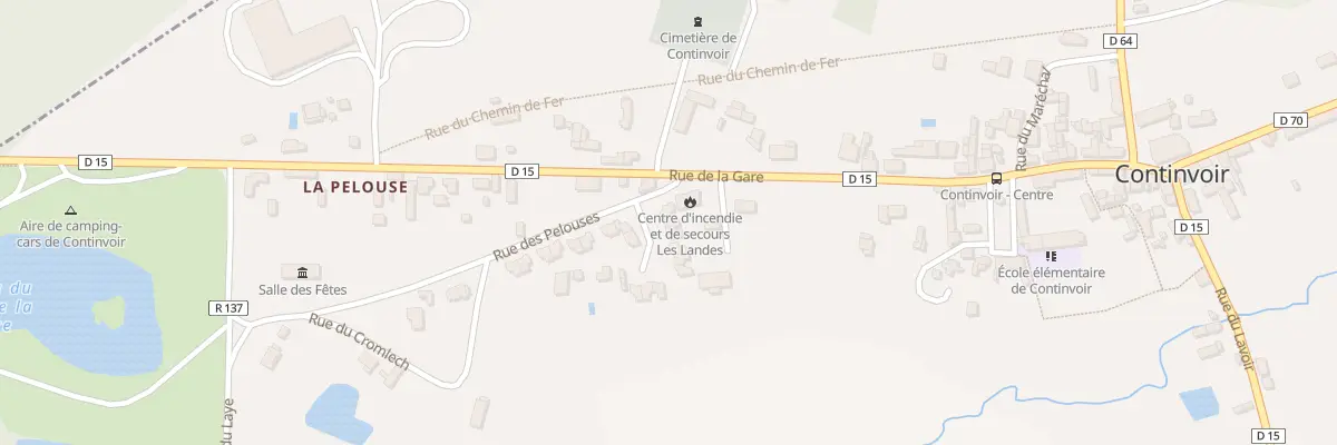 Plan du 2 Cité des Pelouses à Continvoir
