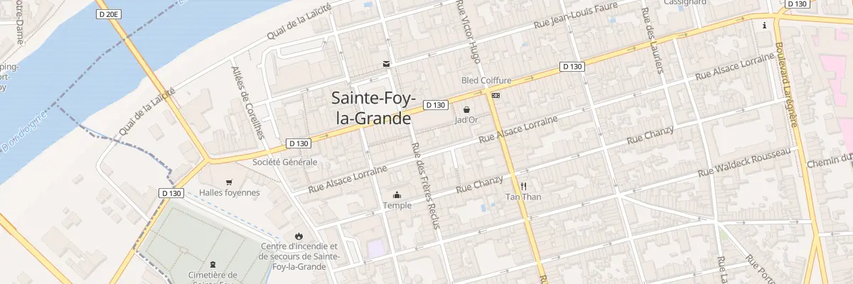Plan du 32 Rue des Frères Reclus à Sainte-Foy-la-Grande