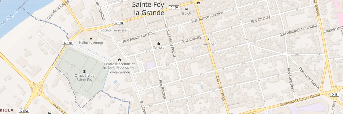 Plan du 43 Rue des Frères Reclus à Sainte-Foy-la-Grande