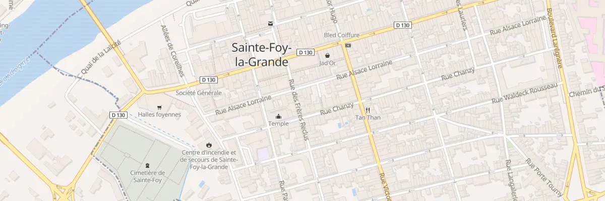 Plan du 40 Rue des Frères Reclus à Sainte-Foy-la-Grande