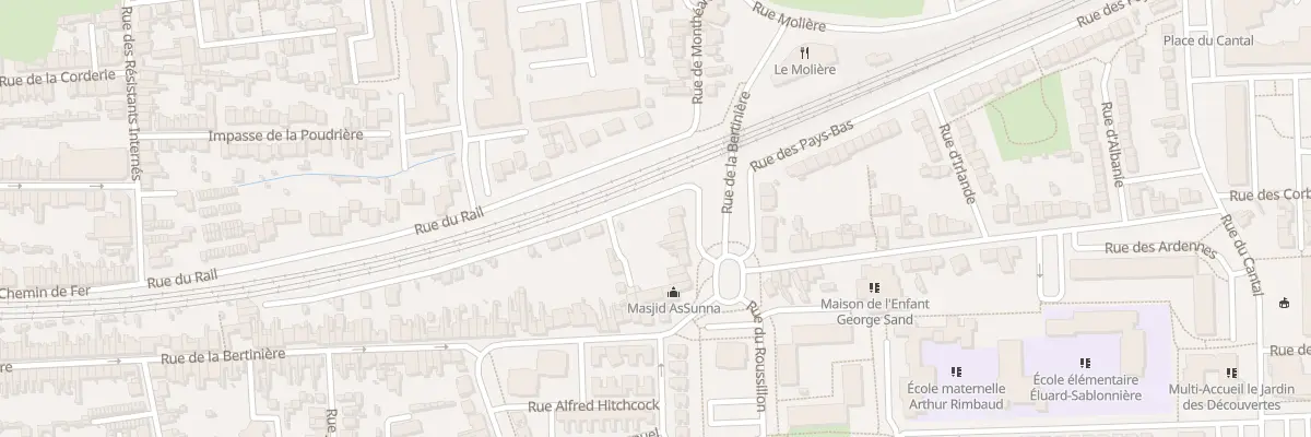 Plan du 249 Rue de la Bertinière au Mans