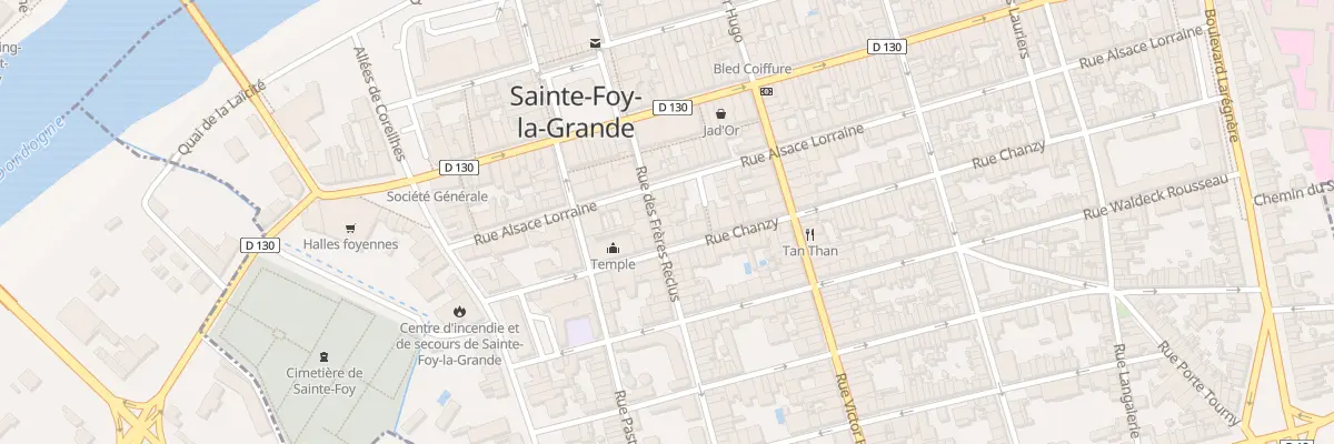 Plan du 42 Rue des Frères Reclus à Sainte-Foy-la-Grande