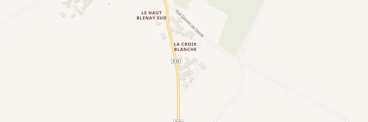 Plan du 7 La Croix Blanche à Dercé