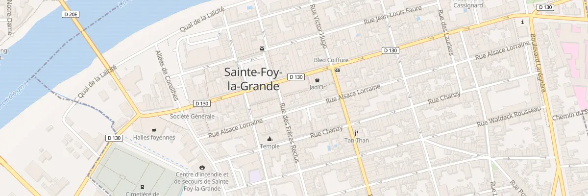 Plan du 10 Ruet Notre Dame à Sainte-Foy-la-Grande