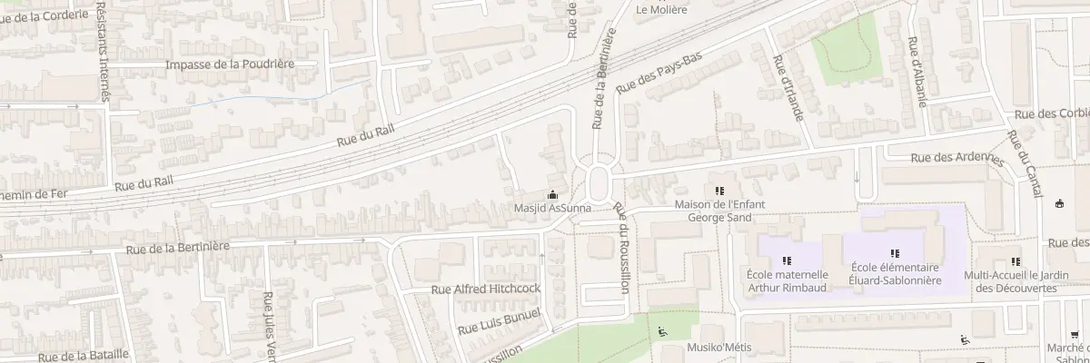 Plan du 237 Rue de la Bertinière au Mans