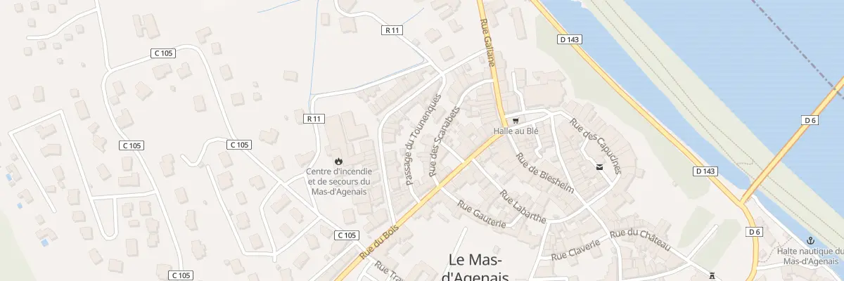 Plan du 7 Rue des Scanabets au Mas-d’Agenais