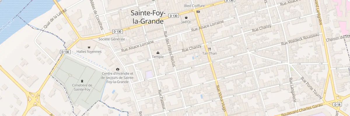 Plan du 46B Rue des Frères Reclus à Sainte-Foy-la-Grande