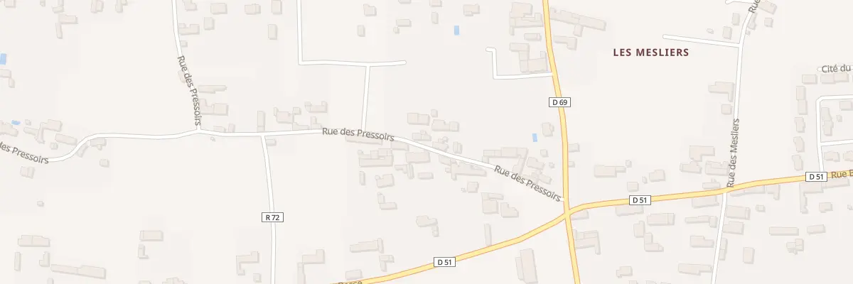 Plan du 16 Rue des Pressoirs à Restigné