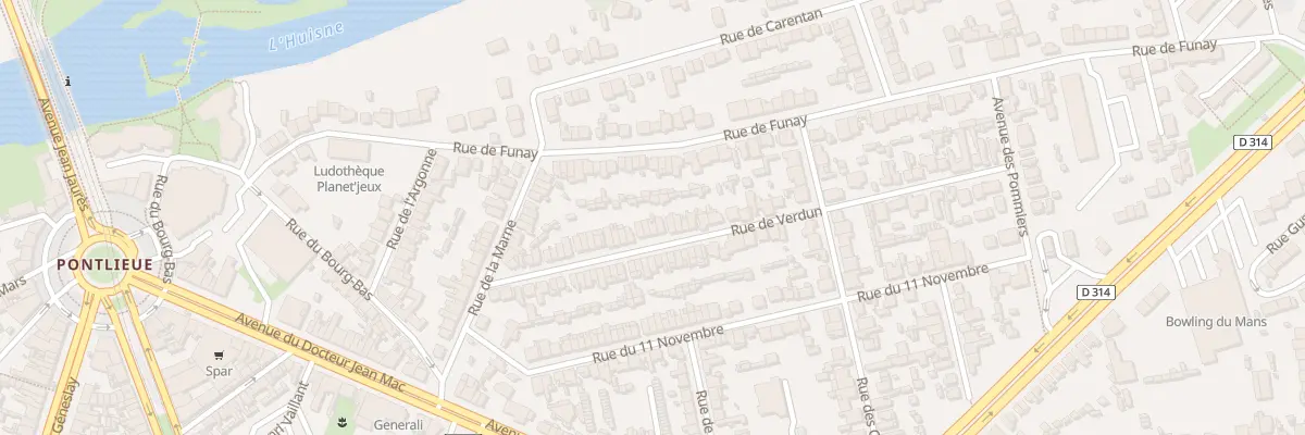 Plan du 35 Rue de Verdun au Mans