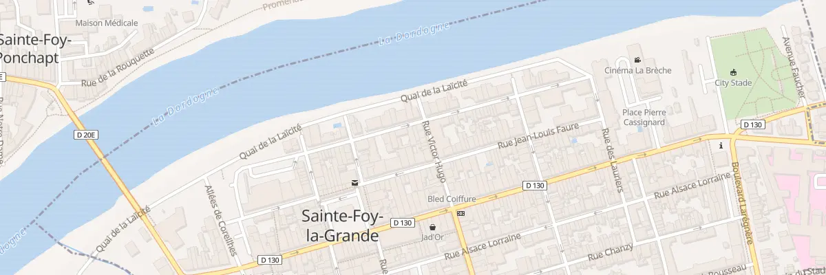 Plan du 31 Rue Denfert Rochereau à Sainte-Foy-la-Grande