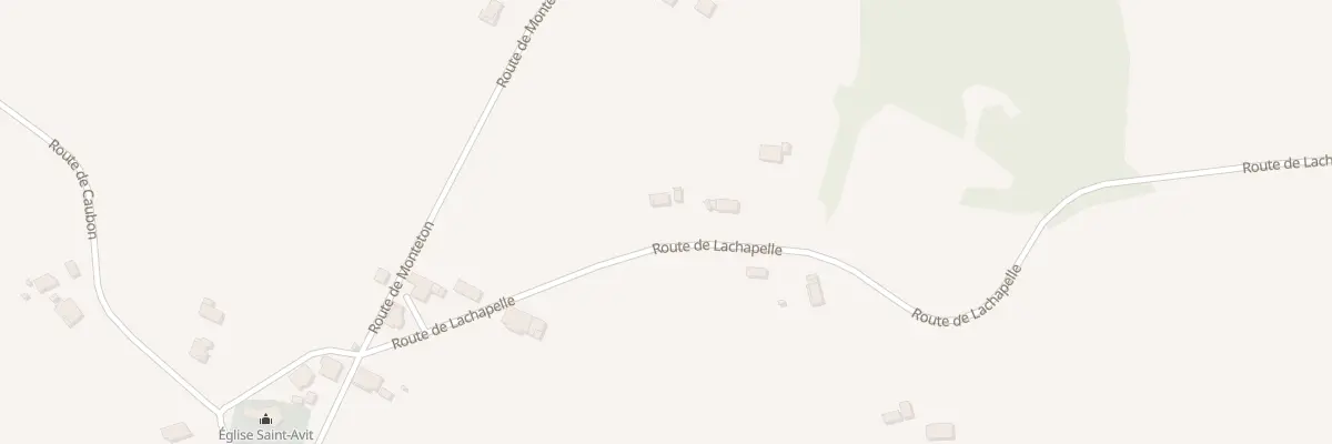 Plan du 249 Rte de Lachapelle à Saint-Avit