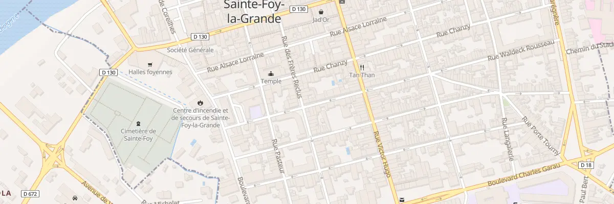 Plan du 56 Rue des Frères Reclus à Sainte-Foy-la-Grande