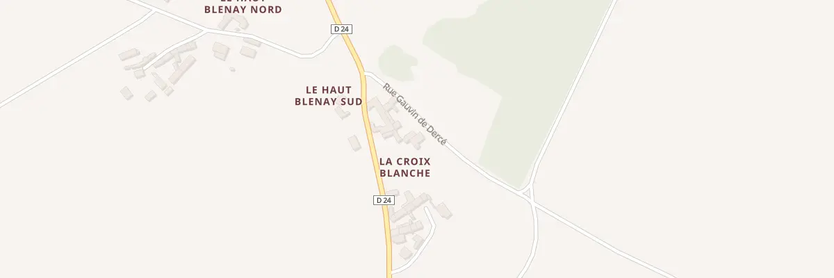 Plan du 4 Rue Gauvin de Derce à Dercé