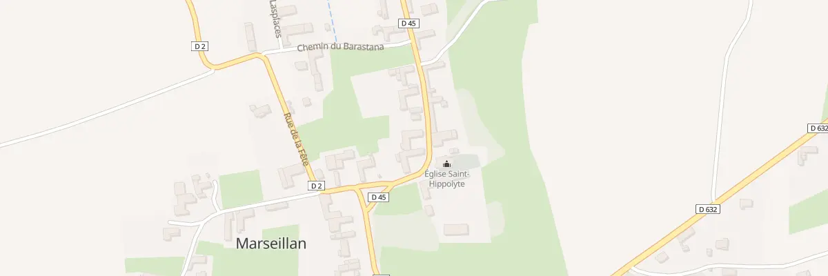 Plan du 3 Rue Saint Hippolyte à Marseillan
