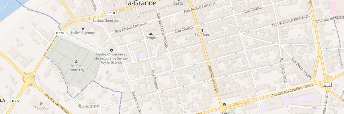 Plan du 60 Rue des Frères Reclus à Sainte-Foy-la-Grande