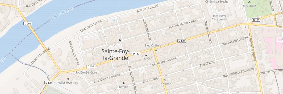 Plan du 48 Rue de la République à Sainte-Foy-la-Grande