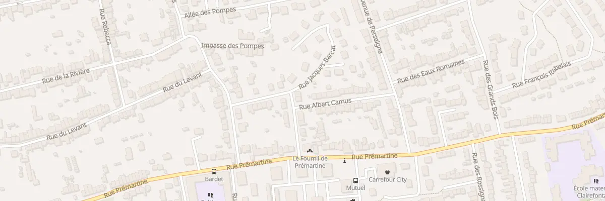 Plan du 21 Rue Ferdinand Benoist au Mans