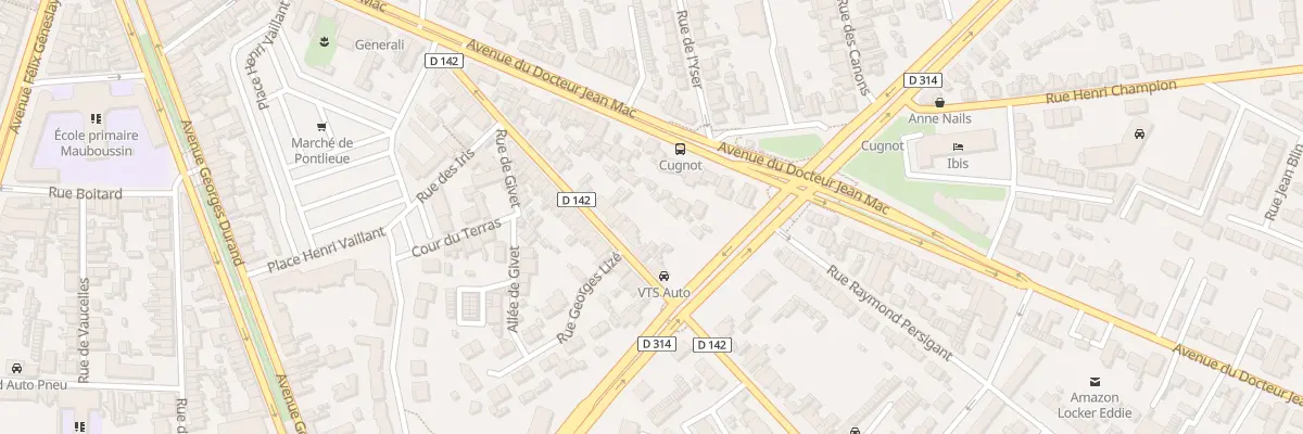 Plan du 43 Rue de Ruaudin au Mans