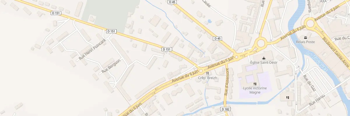 Plan du 9 Rue du Pré d’Auge à Lisieux