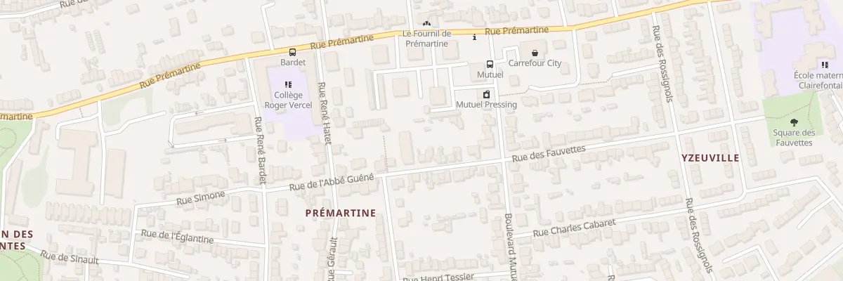 Plan du 37 Rue de l’Abbe Guene au Mans
