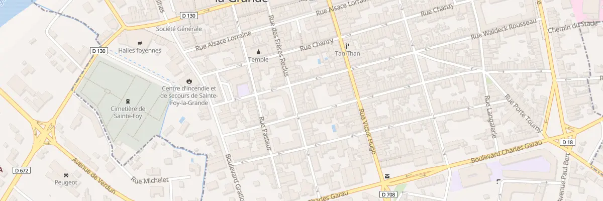 Plan du 64 Rue des Frères Reclus à Sainte-Foy-la-Grande