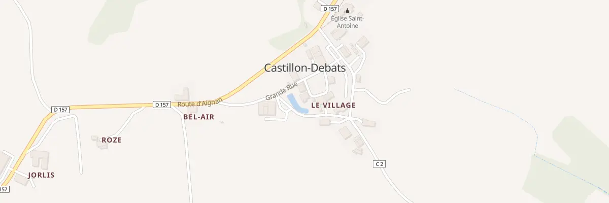 Plan du 5014 Le Village à Riscle