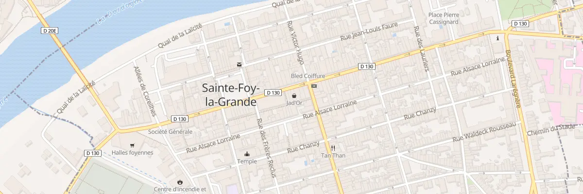 Plan du 43 Rue de la République à Sainte-Foy-la-Grande