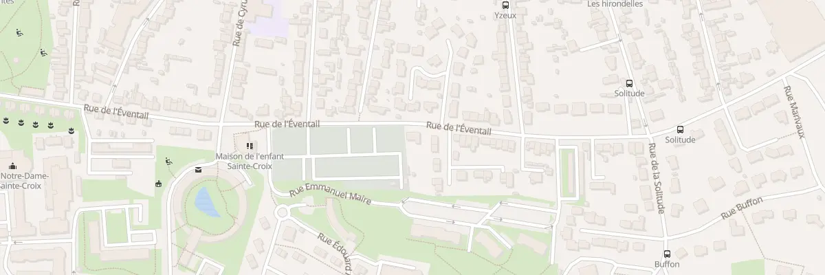 Plan du 148 Rue de l’Eventail au Mans