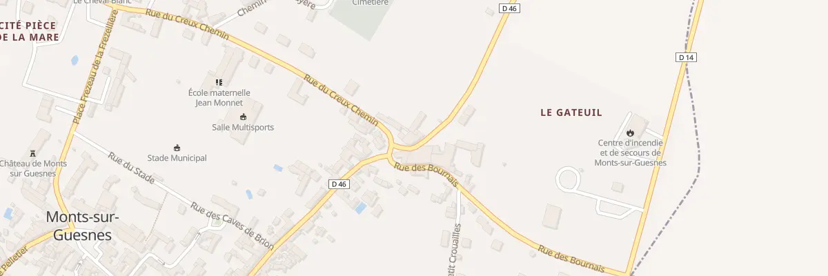 Plan du 7 Pl Porte de la Vouye à Monts-sur-Guesnes