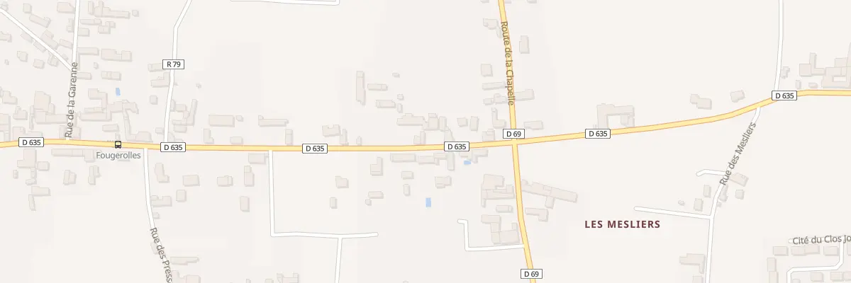 Plan du 54 Rte de Bourgueil à Restigné