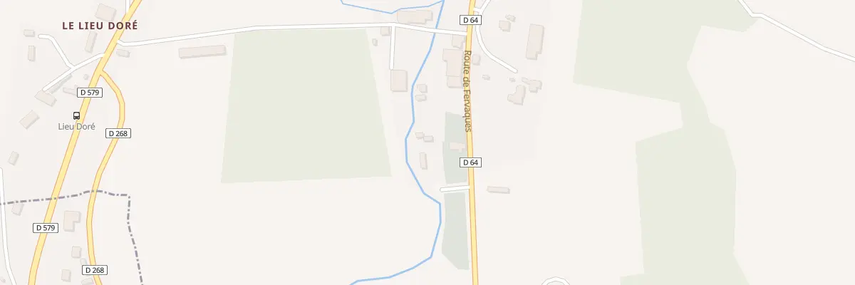 Plan du 640 Rte de Fervaques à Saint-Martin-de-la-Lieue