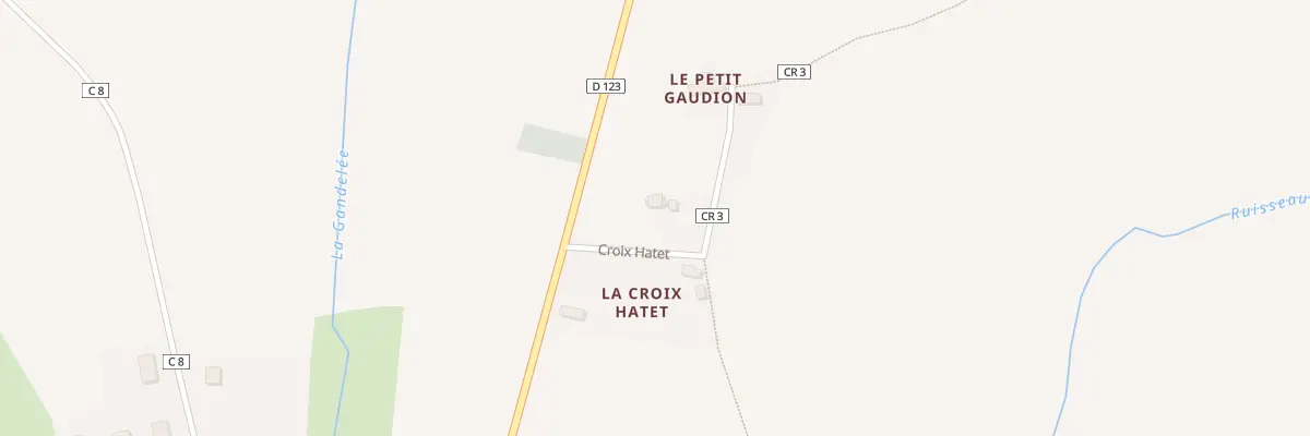 Plan du 2 La Croix Hatet à Lucé-sous-Ballon