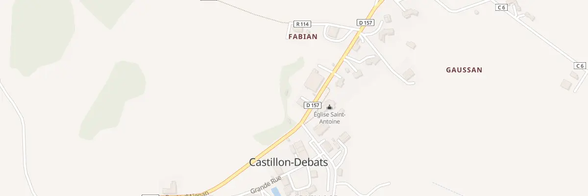Plan du 5028 Le Village à Castillon-Debats