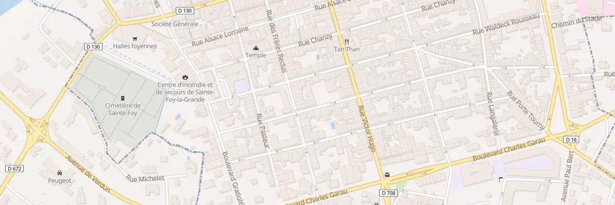 Plan du 22 Rue Marceau à Sainte-Foy-la-Grande