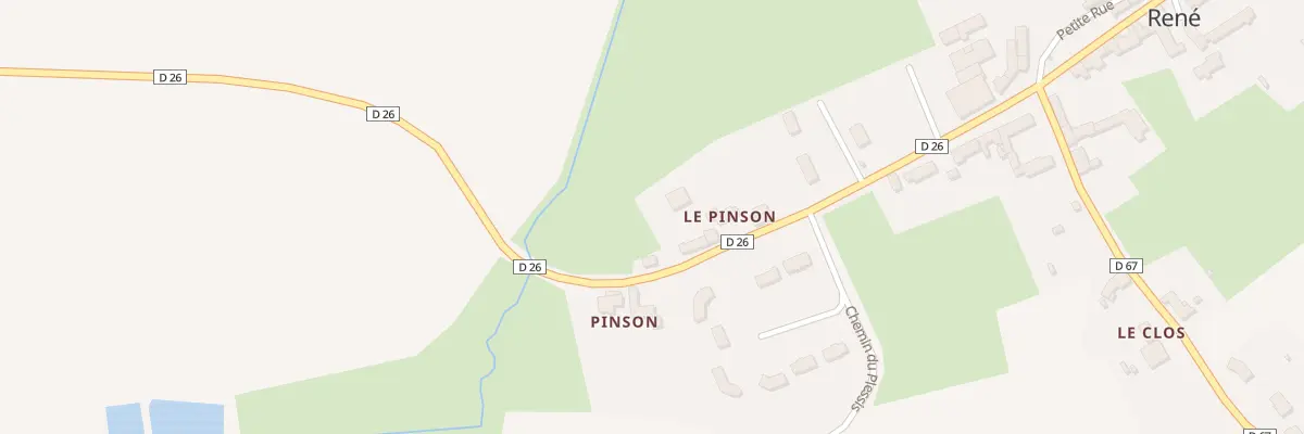 Plan du 5170 Pinson à René