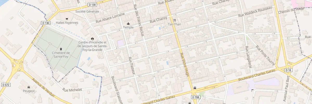 Plan du 24 Rue Marceau à Sainte-Foy-la-Grande
