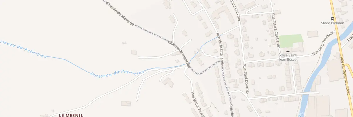 Plan du 111 Che de Manerbe à Saint-Désir