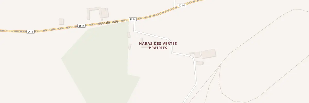 Plan du 3 Rte des Vertes Prairies à Ginai