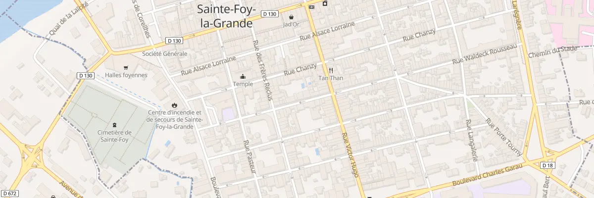 Plan du 26 Rue Waldeck Rousseau à Sainte-Foy-la-Grande