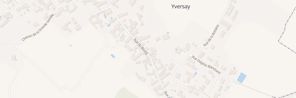 Plan du 36 Rue du Bourg à Yversay