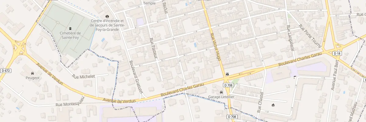 Plan du 23 Rue du Quatre Septembre à Sainte-Foy-la-Grande