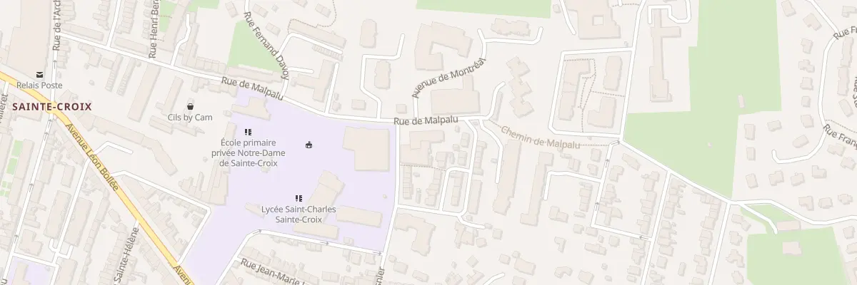 Plan du 74 Rue Besnier au Mans