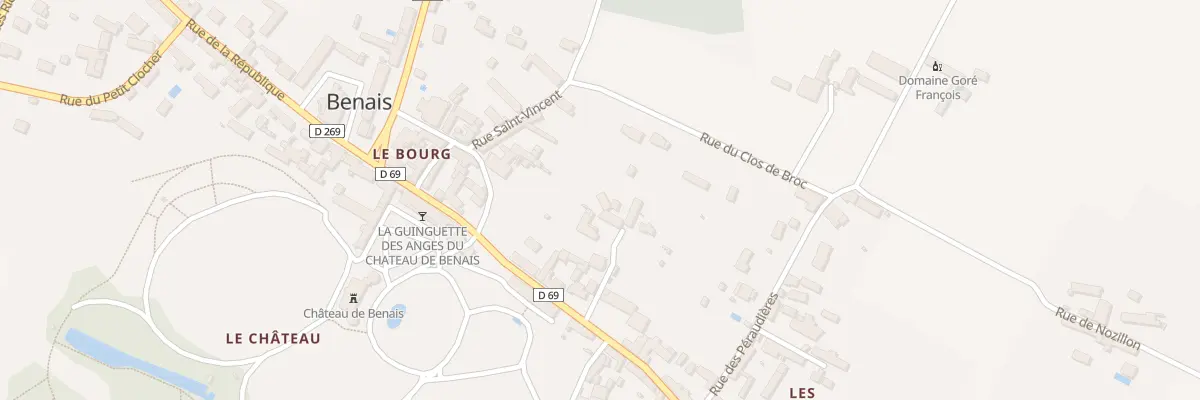 Plan du 5 Imp Marie Troclet à Benais